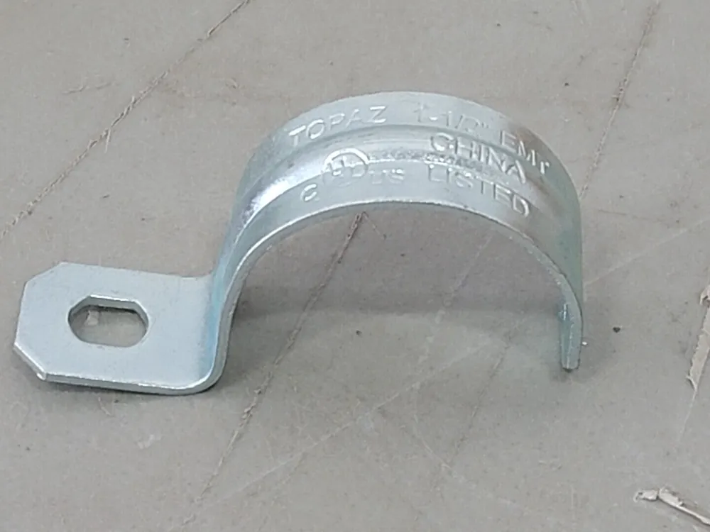 1-1/2" EMT 1-Hole Strap 515 (Box of 10)