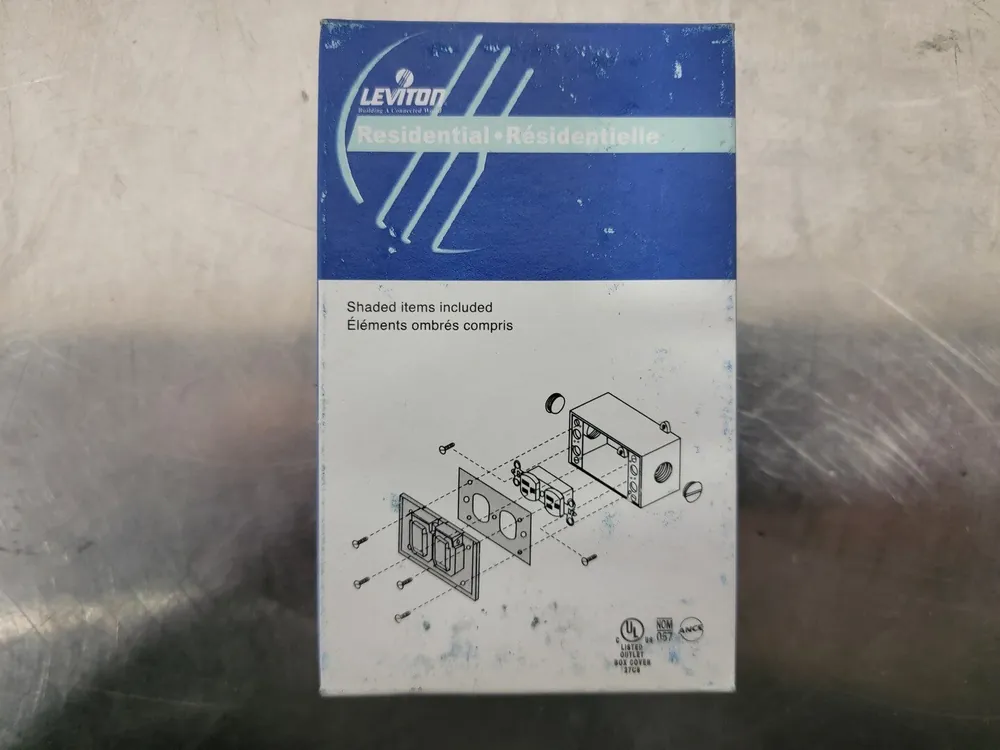 Diecast Weather Resistant Duplex Cover Horizontal 4970-FS