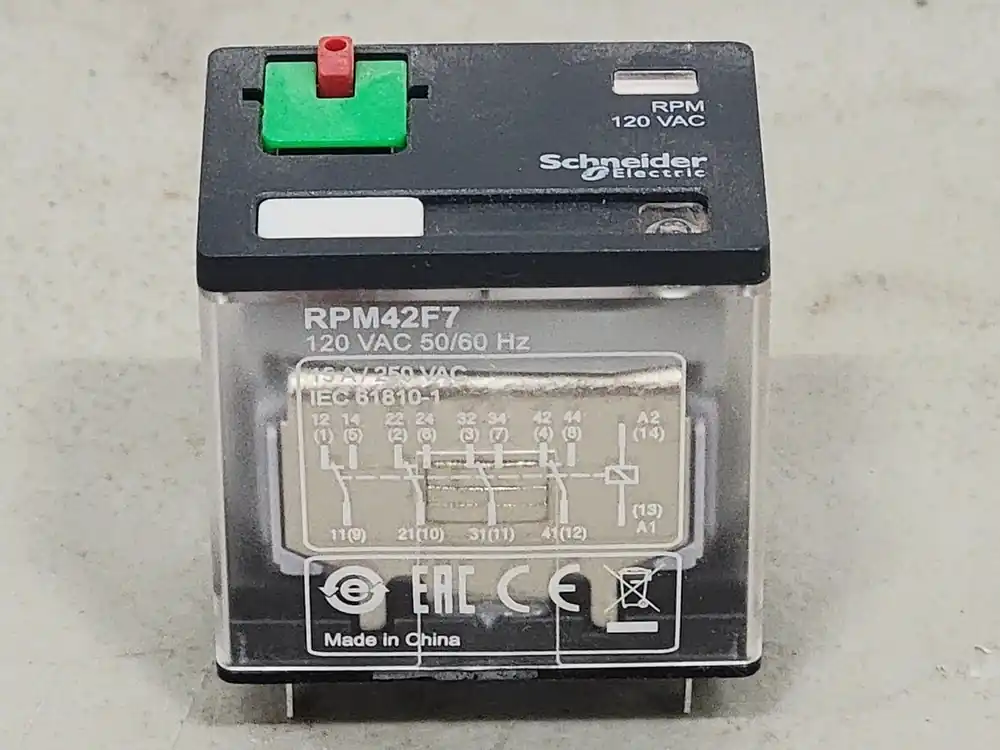 15 Amp Harmony Electromechanical Relay RPM42F7 (Box of 5)