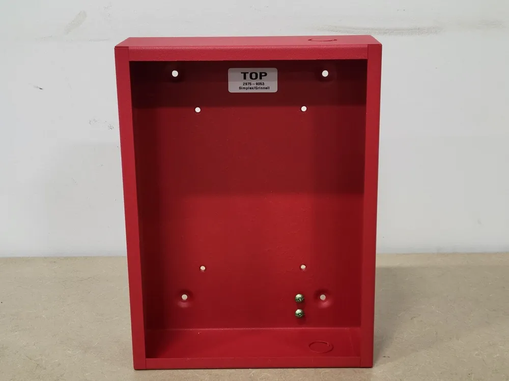 2975-9053 Firefighter Phone Back Box Red (Box of 3)