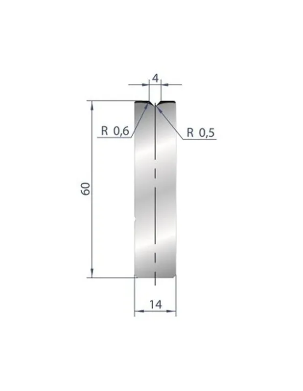 Part No. 3158 @ 805mm 88 Degree Die Insert (Segmented)