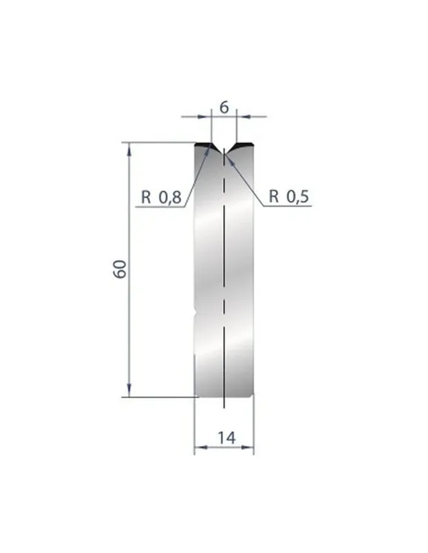 Part No. 3159 @ 805mm 88 Degree Die Insert (Segmented)