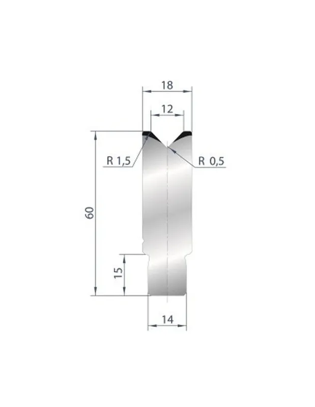 Part No. 3162 @ 415mm 88 Degree Die Insert