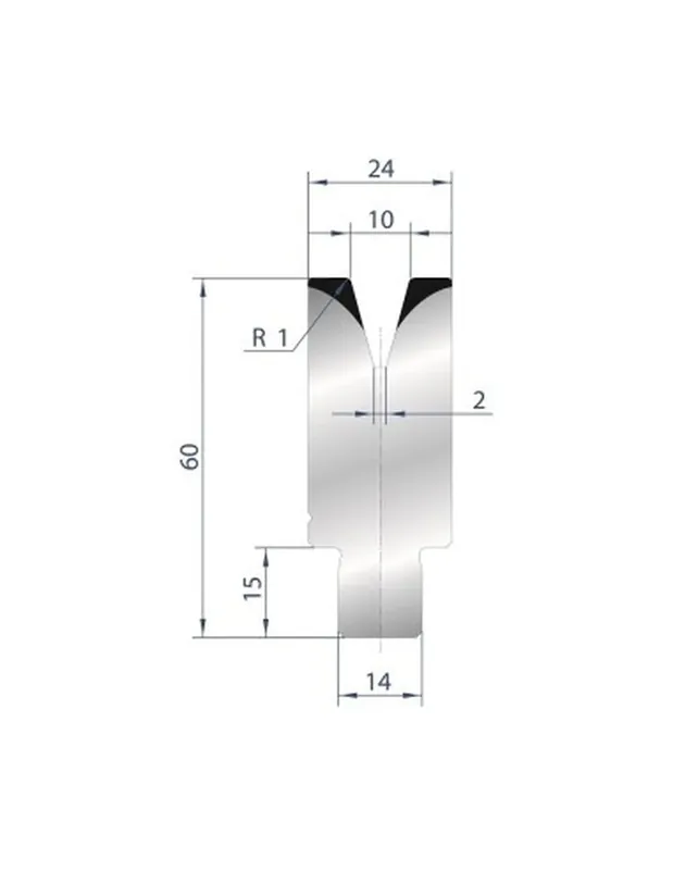 Part No. 3168 @ 805mm 30 Degree Die Insert (Segmented)