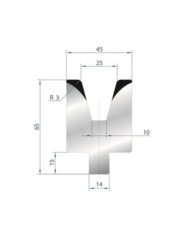 Part No. 3172 @ 805mm 30 Degree Die Insert (Segmented)