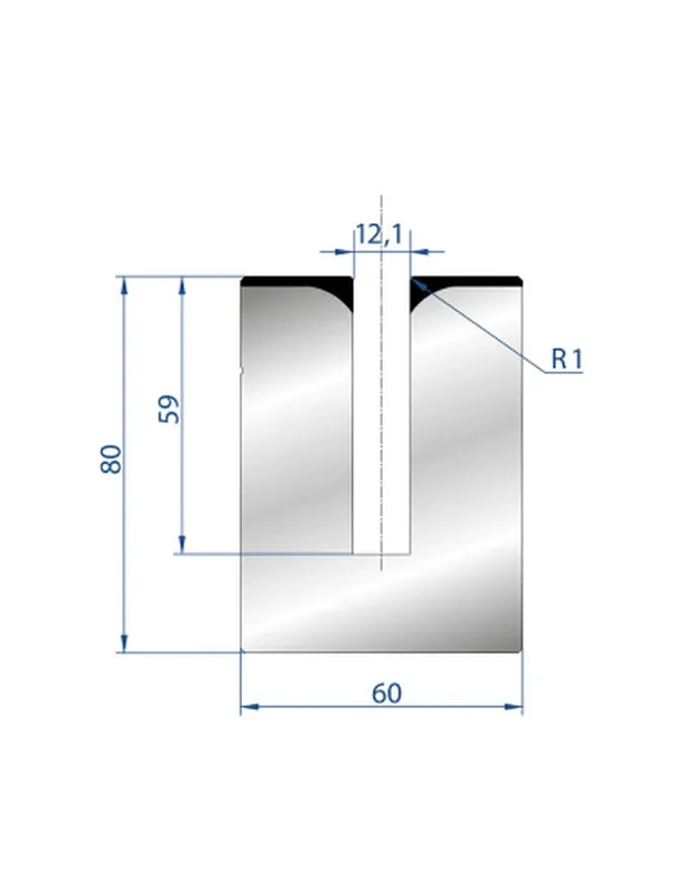 Part No. 3178 @ 415mm 24 Degree Hemming Die