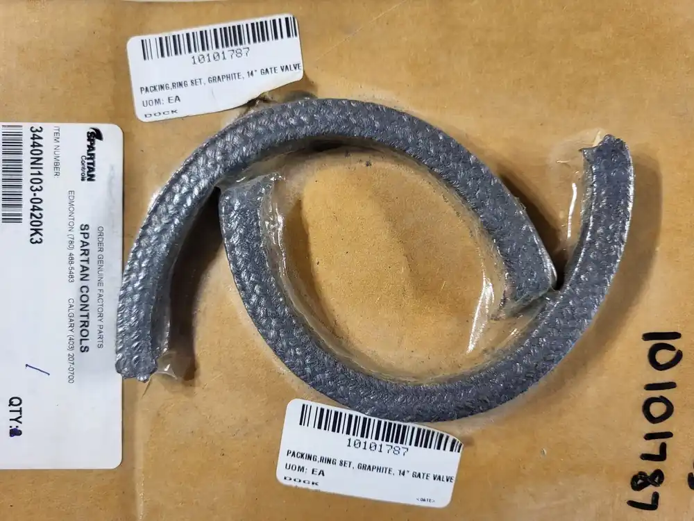 Scrap - Graphite Packing Ring Set 3440NI103-0420K3 for 14" Gate Valve Class 150