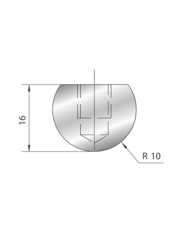 Part No. 1037 @ 415mm Round Element Holder