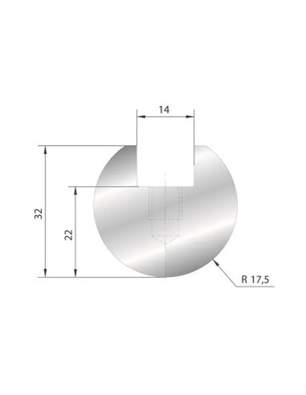 Part No. 1039 @ 415mm Round Element Holder