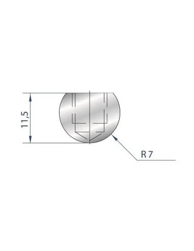 Part No. 1100 @ 415mm Round Element Holder