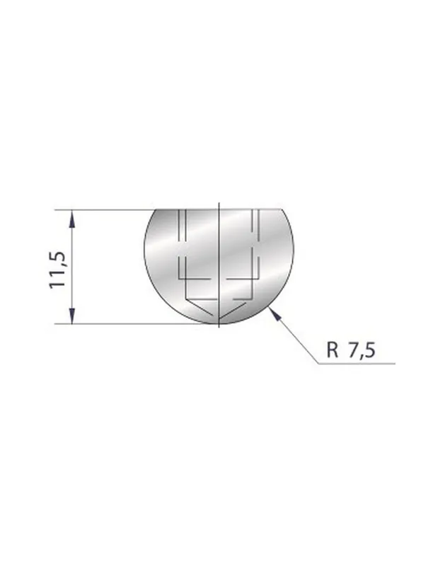 Part No. 1101 @ 415mm Round Element Holder