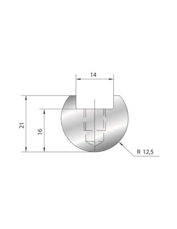 Part No. 1107 @ 415mm Round Element Holder
