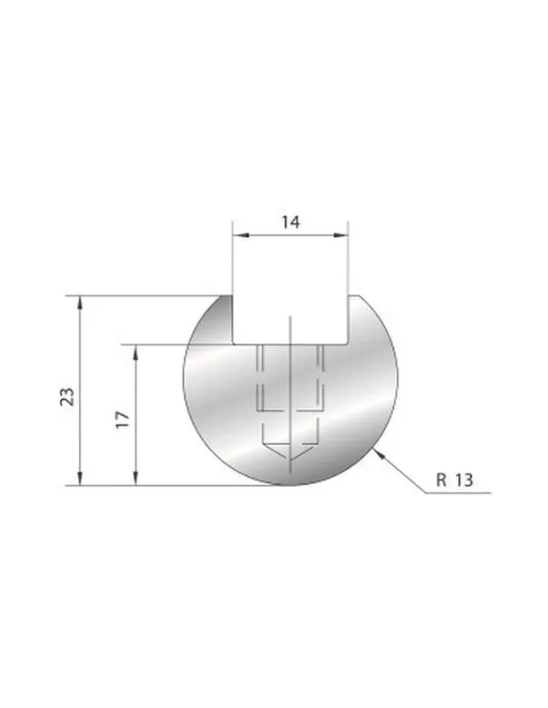 Part No. 1108 @ 415mm Round Element Holder