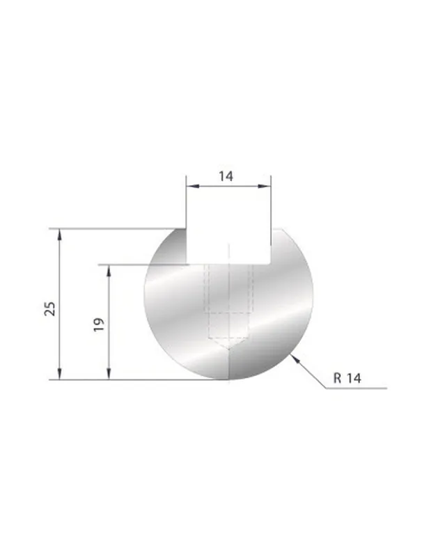 Part No. 1109 @ 835mm Round Element Holder