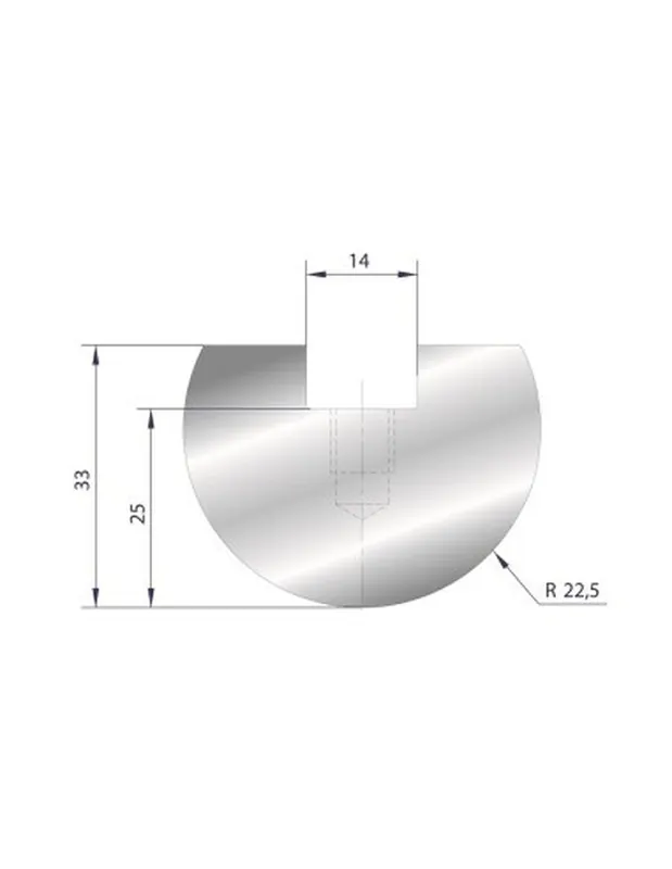 Part No. 1113 @ 835mm Round Element Holder