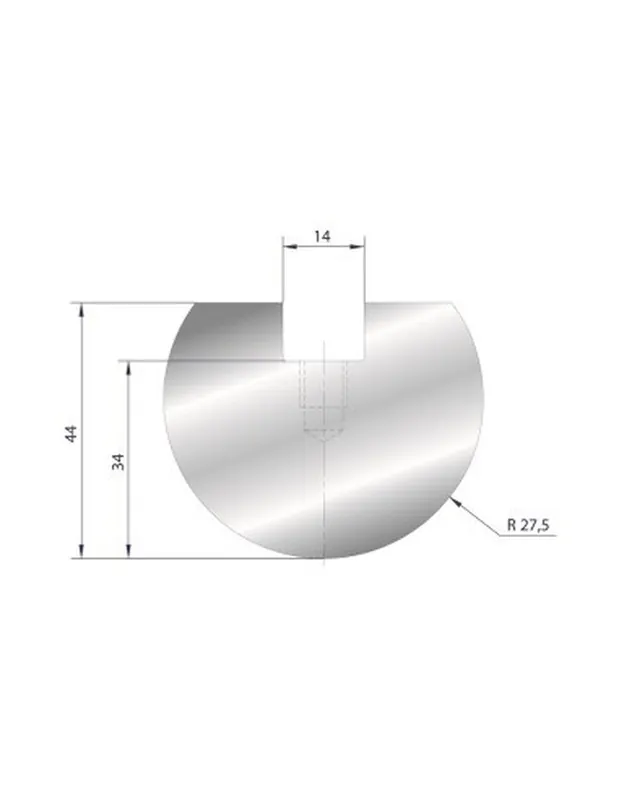 Part No. 1114 @ 835mm Round Element Holder