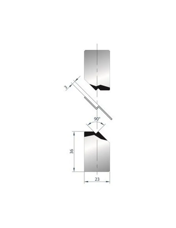 Part No. 1134 @ 415mm 90 Degree Joggle Inserts Holder