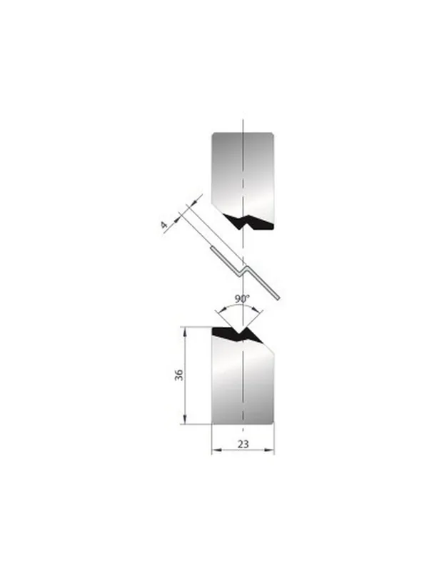 Part No. 1136 @ 415mm 90 Degree Joggle Inserts Holder