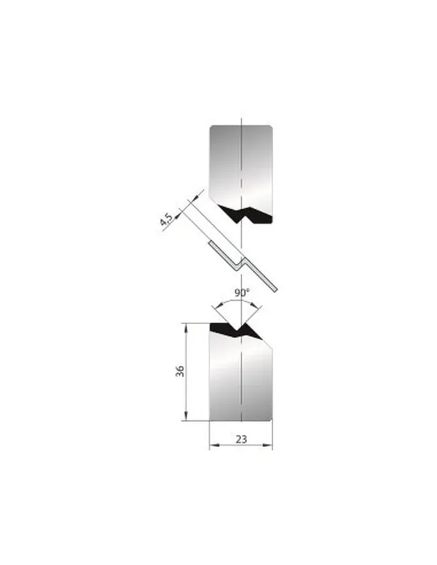 Part No. 1137 @ 835mm 90 Degree Joggle Inserts Holder