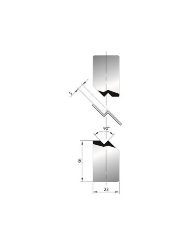 Part No. 1138 @ 835mm 90 Degree Joggle Inserts Holder