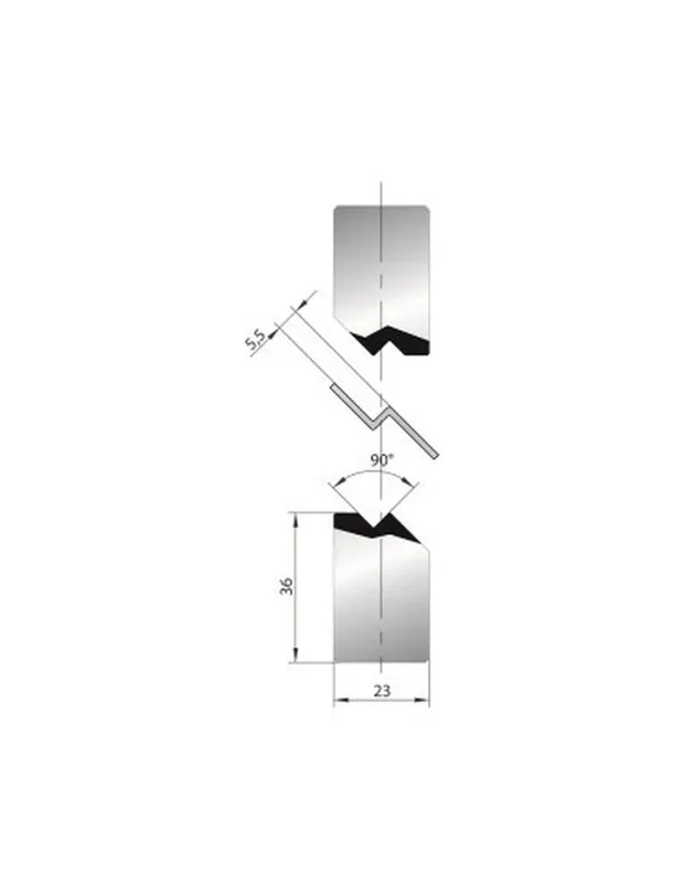 Part No. 1139 @ 415mm 90 Degree Joggle Inserts Holder