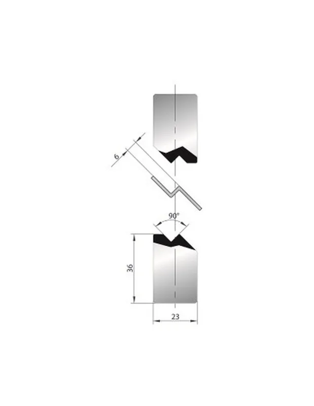 Part No. 1140 @ 415mm 90 Degree Joggle Inserts Holder