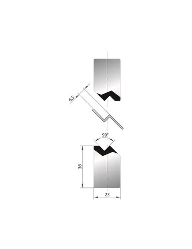 Part No. 1141 @ 415mm 90 Degree Joggle Inserts Holder