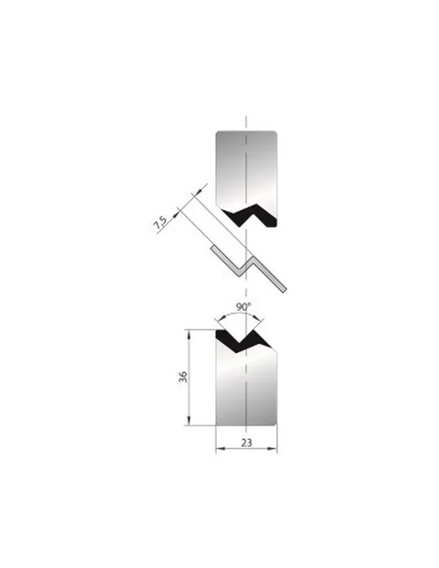 Part No. 1143 @ 415mm 90 Degree Joggle Inserts Holder