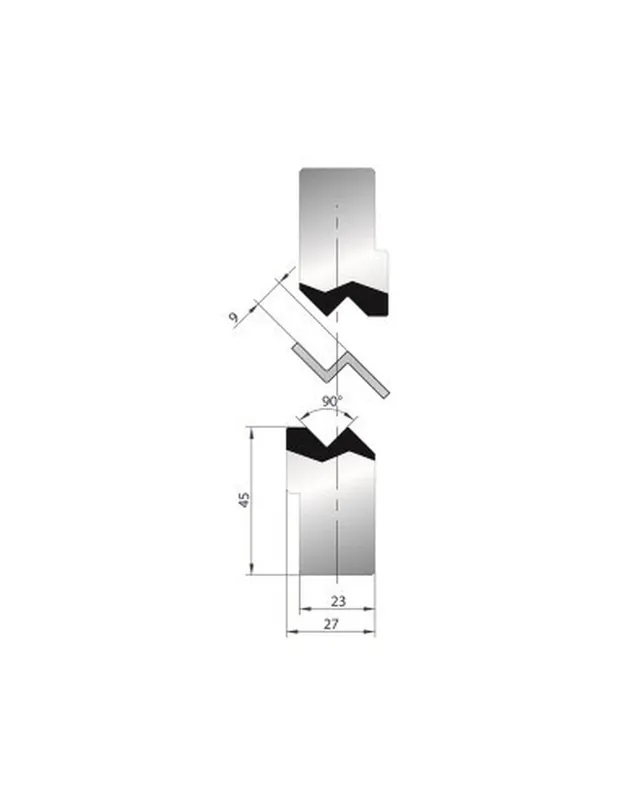 Part No. 1145 @ 835mm 90 Degree Joggle Inserts Holder