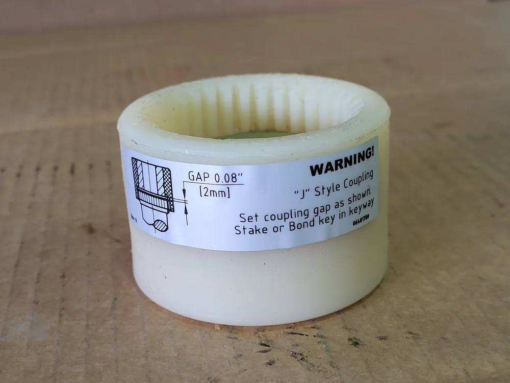 Plastic Coupling, J28, 1.125", 50883310