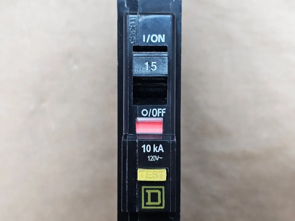 15 Amp, 1 Pole, 120/240 Volts GFCI Circuit Breaker QOB115GFI