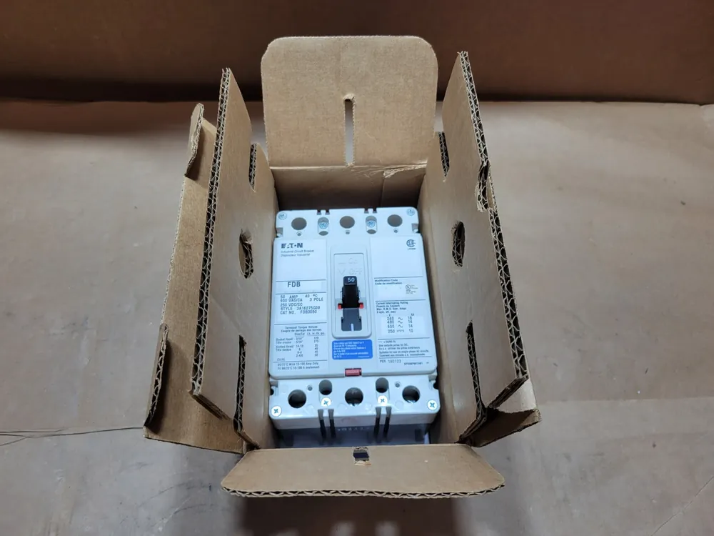50 Amp, 3 Pole, 600 Volts Circuit Breaker FDB3050