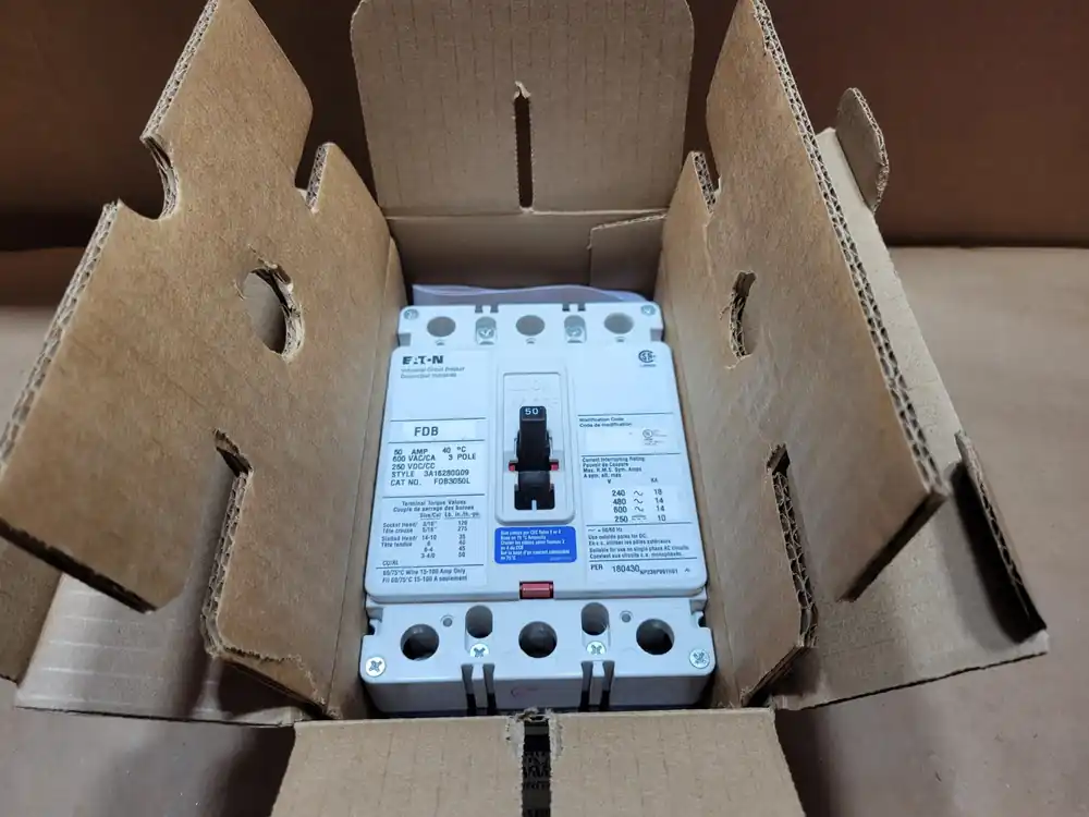 50 Amp, 3 Pole, 600 Volts Circuit Breaker FDB3050L