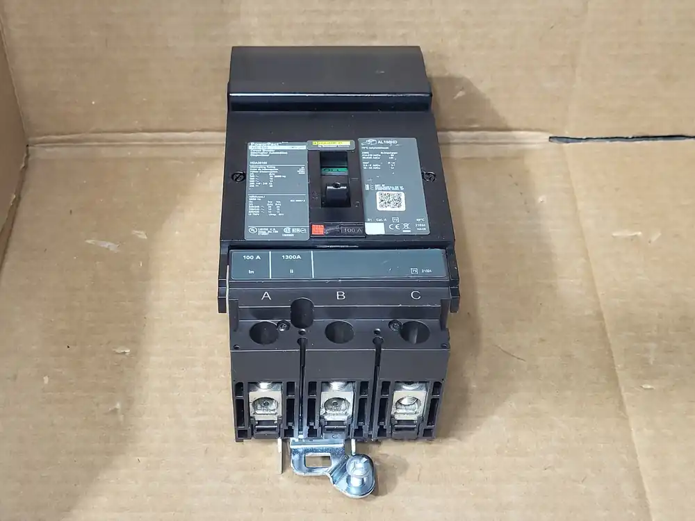 100 Amp, 3 Pole, 600 Volt Circuit Breaker HDA36100
