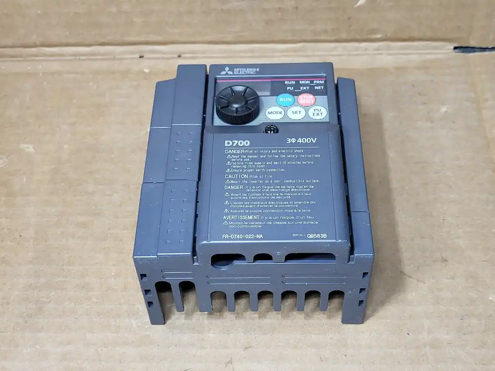 1 hp, 480 Volt Inverter VFD FR-D740-022-NA