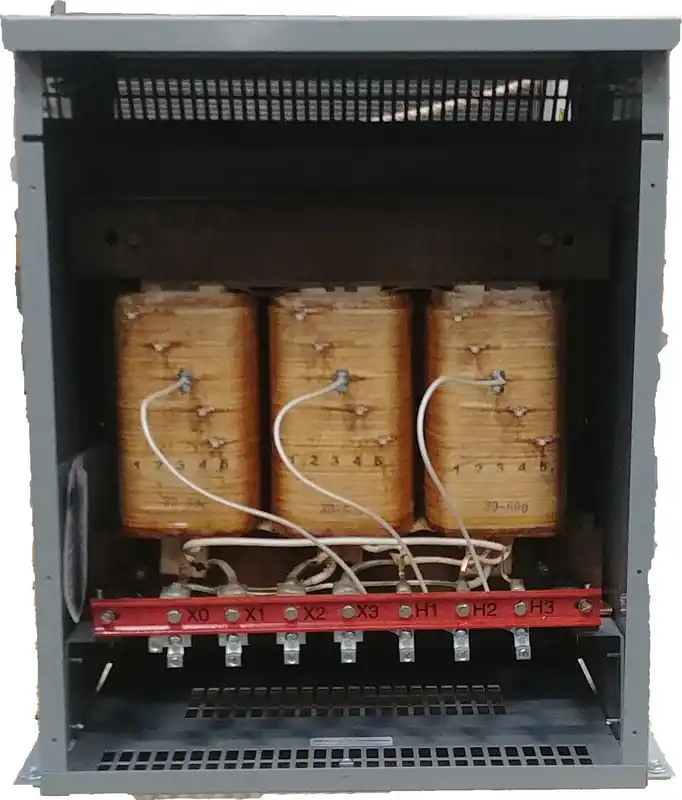 3 kVA Isolation Transformer, 208 pri. volts, 277/480 sec. volts TVR3H-S34C