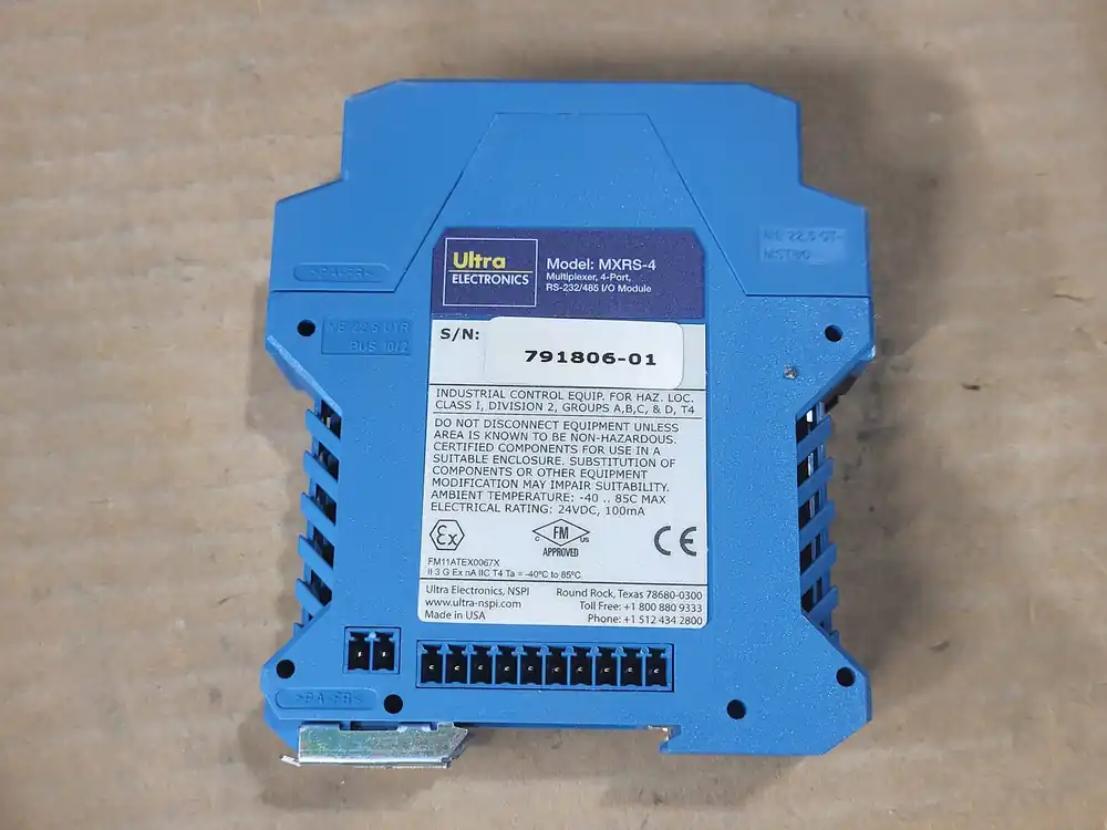 4-Port Multiplexer RS-232/485 I/O Module MXRS-4