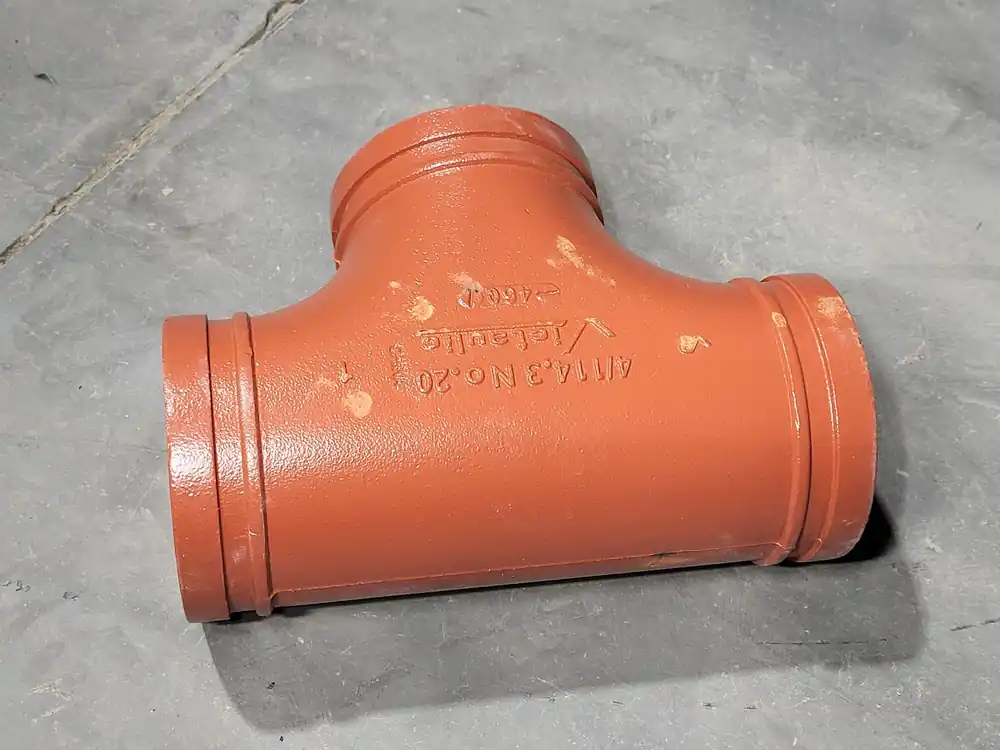 4" Groove End Tee No. 20