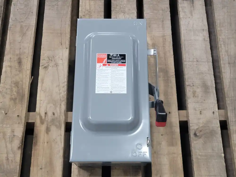 60 Amp 600 V Heavy Duty Enclosed Switch No. C5636