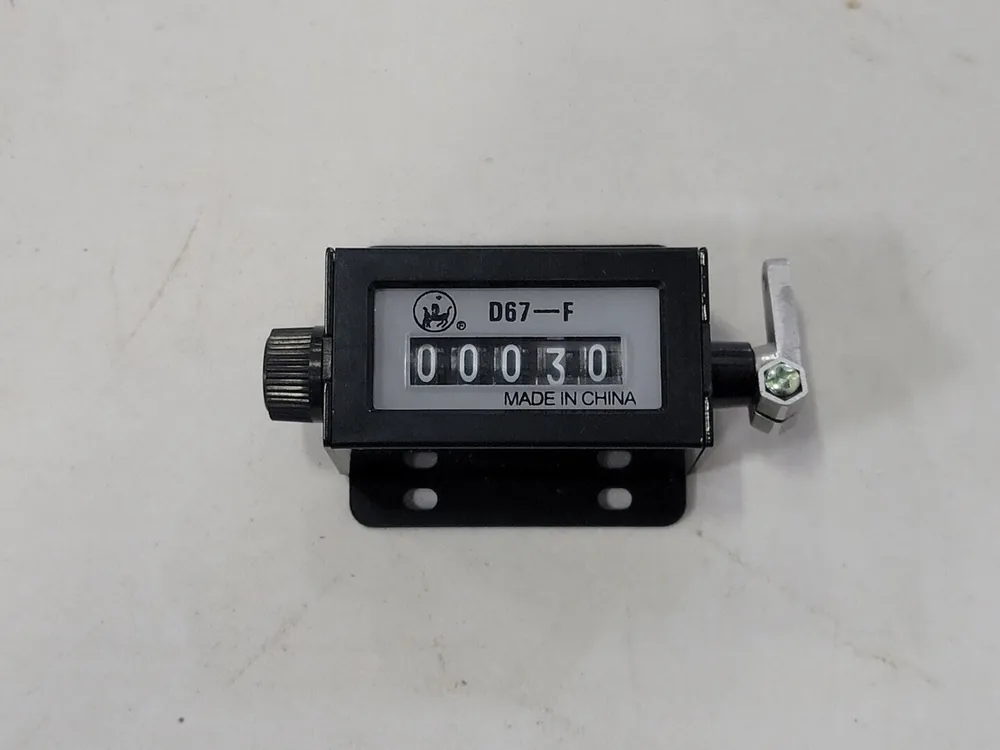 5 Digit Mechanical Resettable Counter D67-F, 340-005