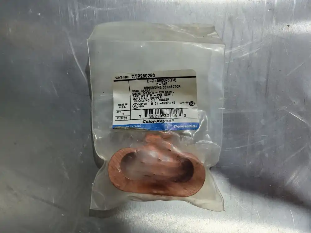 High-Conductivity Copper Grounding C-Tap CTP250250