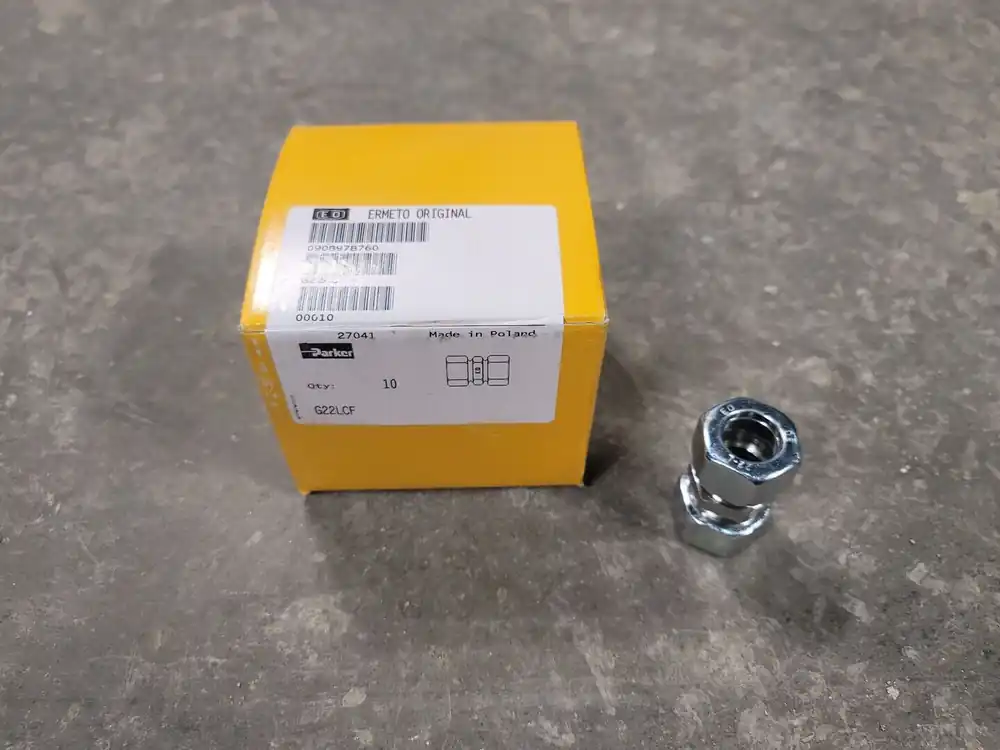 Tube to Tube High Pressure Hydraulic Fitting G22LCF (Box of 10)