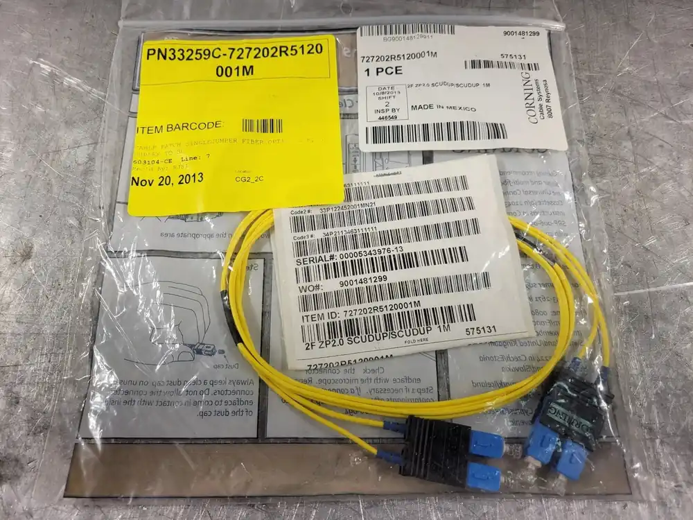 Cable Patch Single Jumper Fiber Optic 2F SC Duplex to SC No. 727202R5120001M
