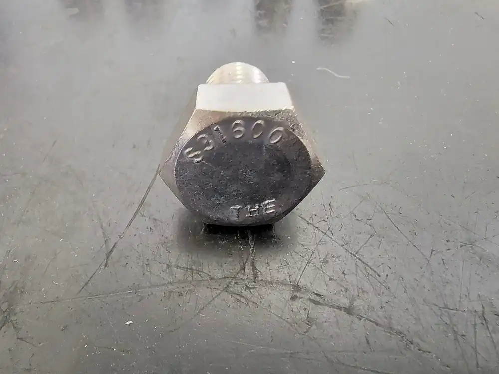 THE 3/4" x 1" S31600 Stainless Steel Hex Bolt (Pack of 10)