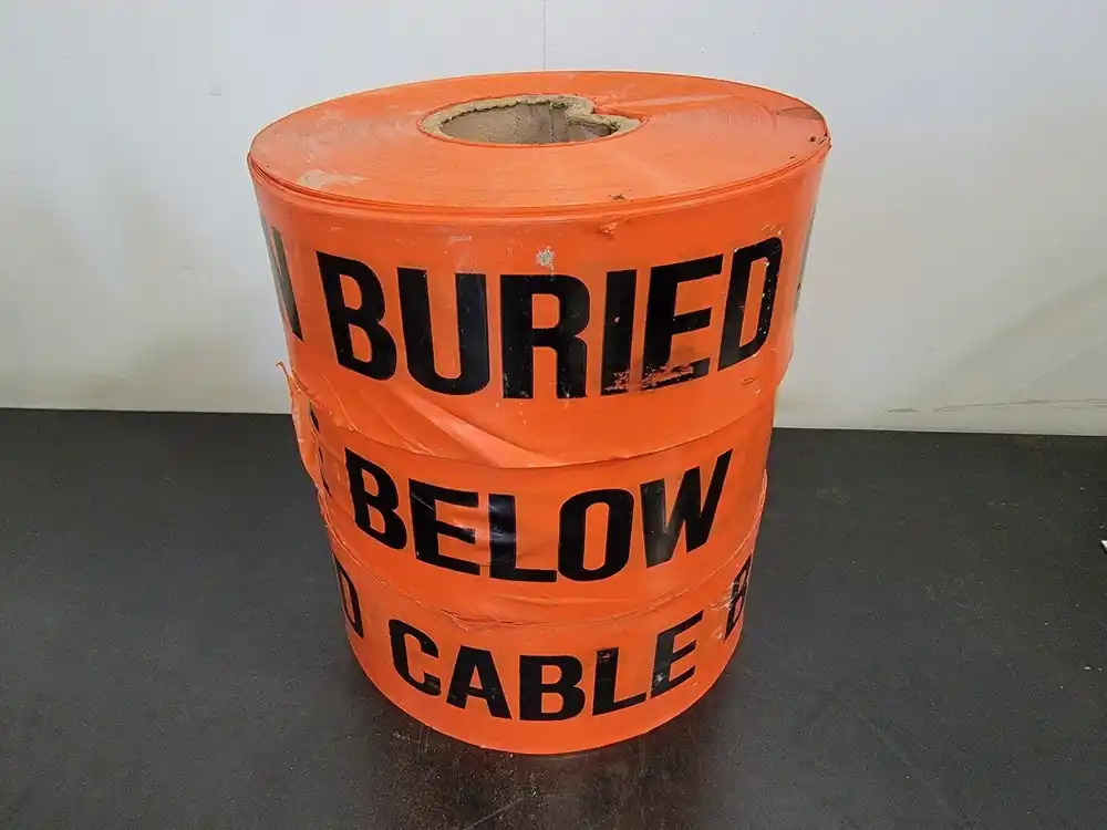 3‘‘ x 1000‘ Orange Cable Tape (Caution Buried Cable Below)