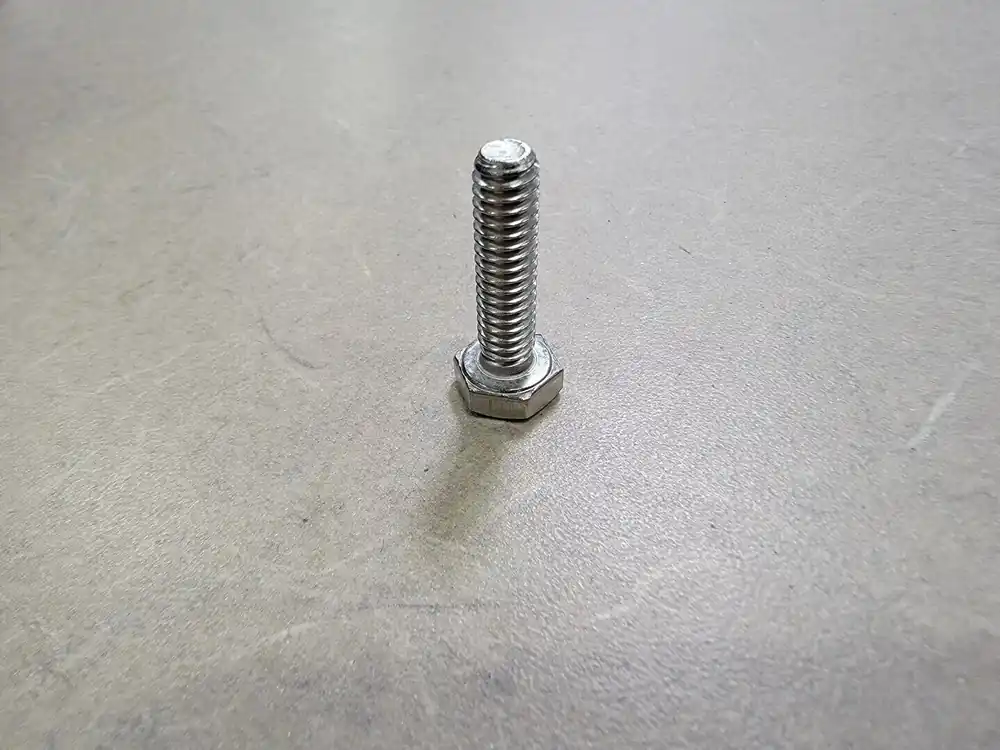 1/4" x 1" Stainless Steel Hex Bolt S31600 (Bag of 400/Qty)