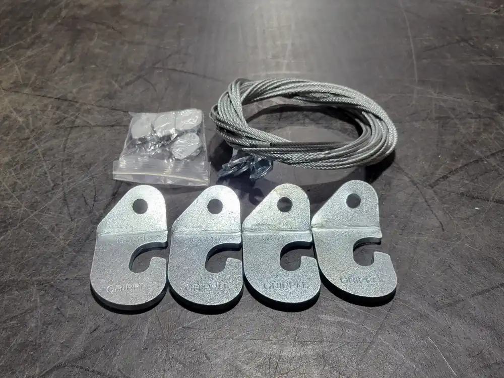 Hanger Kit No.3 Eyelet 45 deg., 3/8 in. & Retro Brackets