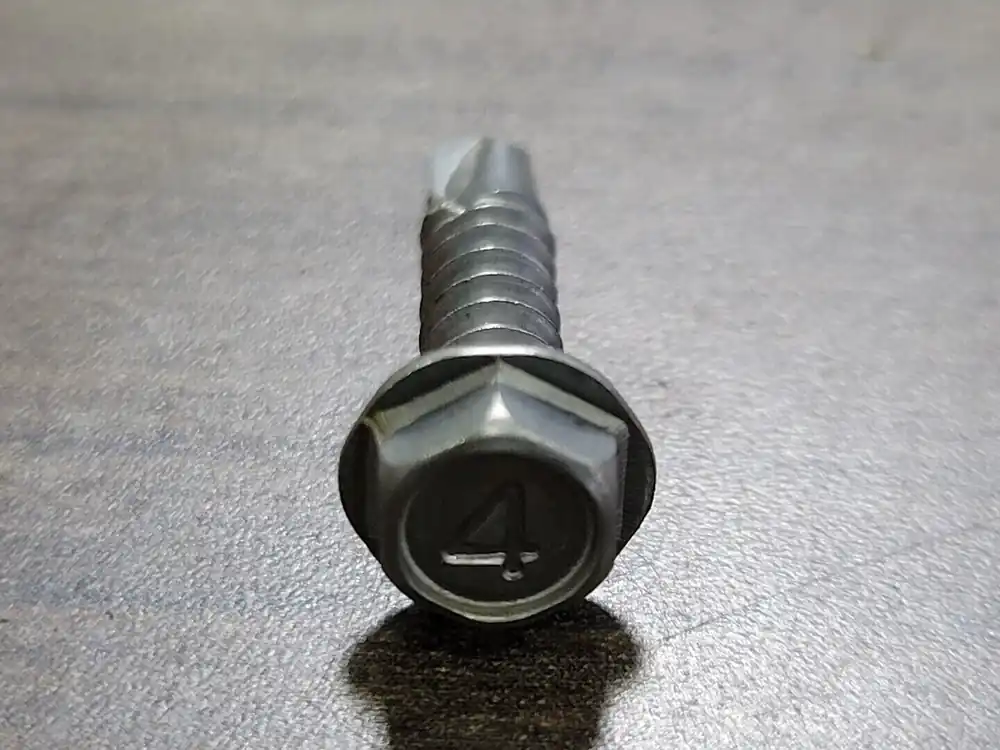  8 x 3/4" 410 Stainless Steel Hex Washer Head Tek Screw (Pack of 700)