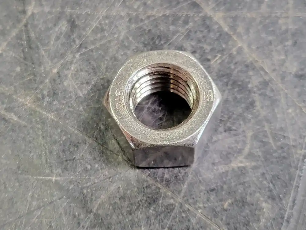 1/2" 316SS Hex Nut (Bag of 279)