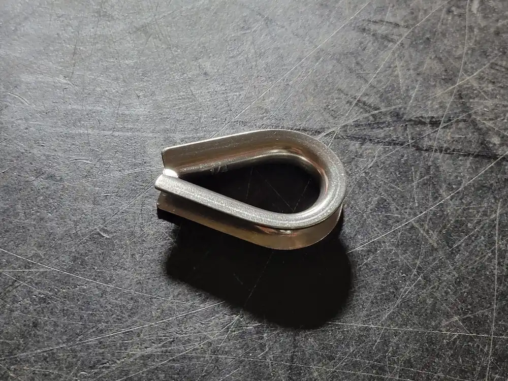 1/4" Wire Rope Thimble Stainless Steel (Bag of 52)
